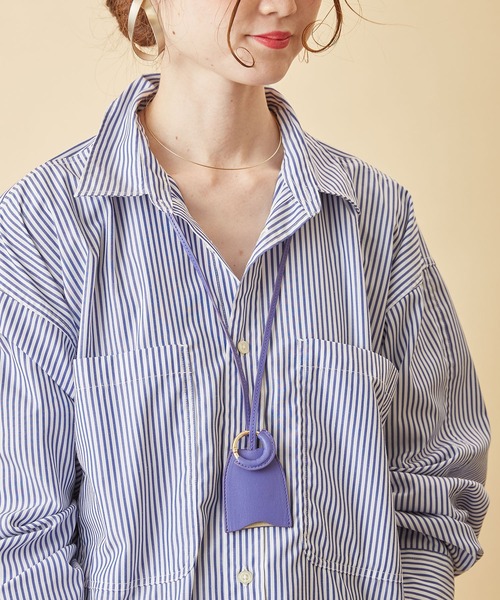 HASHIBAMI(ハシバミ)の「【HASHIBAMI】ドープ レザークロシェット(キーケース/キーアクセサリー・レディース・ブラック/ブロンズ/ブルーパープル・FREE)」の15枚目の写真