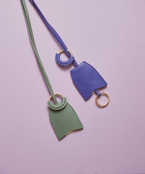 HASHIBAMI(ハシバミ)の「【HASHIBAMI】ドープ レザークロシェット(キーケース/キーアクセサリー・レディース・ブラック/ブロンズ/ブルーパープル・FREE)」の16枚目の写真