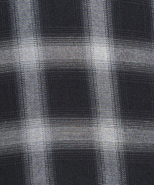 kutir（クティール）の「オンブレチェックビッグシャツ（Tシャツ/カットソー・メンズ・ブラック/グリーン/ブルー・MEDIUM/LARGE）」の13枚目の写真