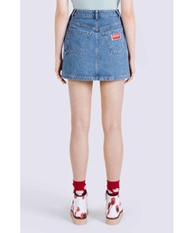 KENZO バラ　ローズプリント デニムスカート 26 KENZO バラ ローズプリント デニムスカート 26 KENZO バラ