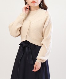 リネンタッチリブ編アンサンブル