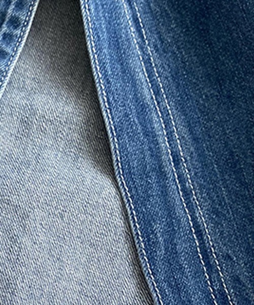 ANOTHER S（アナザーエス）の「フロントスリット マーメイドライン ロングデニムスカート（スカート・レディース・ブルー・S/M/L）」の7枚目の写真