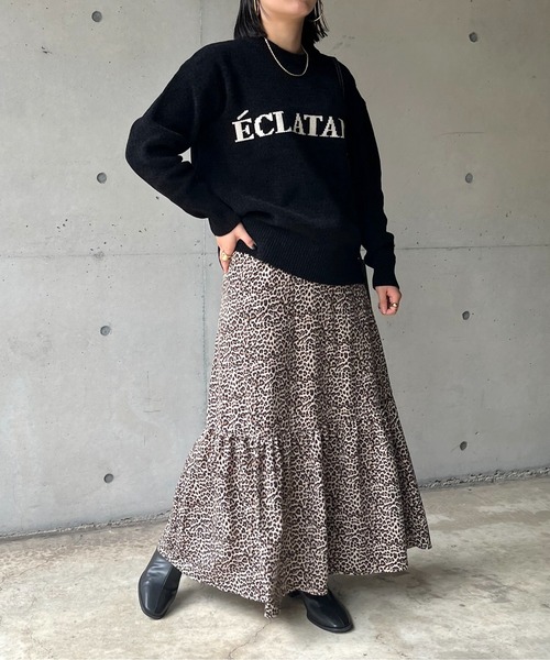 prose verse（プロズヴェール）の「ジャガードロゴニット（ニット/セーター・レディース・ブラック/グレー/ベージュ・ﾌﾘ-）」の10枚目の写真