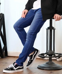 ビンテージ加工 スーパーストレッチ スキニーデニムパンツ