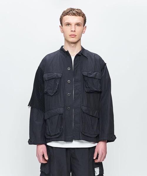 FACCIES(ファチーズ)の「<FACCIES> FATGUE JACKET/ジャケット(その他アウター・メンズ・ブラック/ベージュ・1/2)」の1枚目の写真