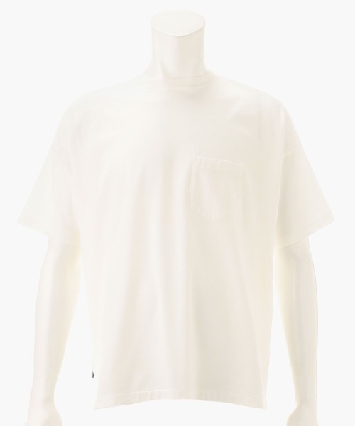 BRIEFING（ブリーフィング）の「【BRIEFING×REMI RELIEF】BRIEFING BIG SIZE T WITH ECO（Tシャツ/カットソー・メンズ・ホワイト/ブラック・M/L）」の2枚目の写真