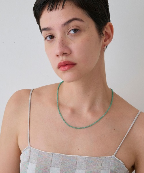 JUPITER（ジュピター）の「【新色登場】天然石ビーズネックレス/金属アレルギー対応/ニッケルフリー<動画あり>/<カラー展開>（ネックレス・レディース・ライトグレー/レッド/ピンク/ブルー/グリーン/ネイビー/パープル/ライトブルー/ブラック/ブラウン/ホワイト/ベビーピンク/サックスブルー・FREE）」の21枚目の写真