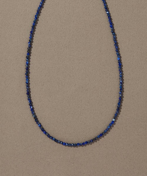 天然石ビーズネックレス 天然石ビーズネックレス/金属アレルギー対応/ニッケルフリー