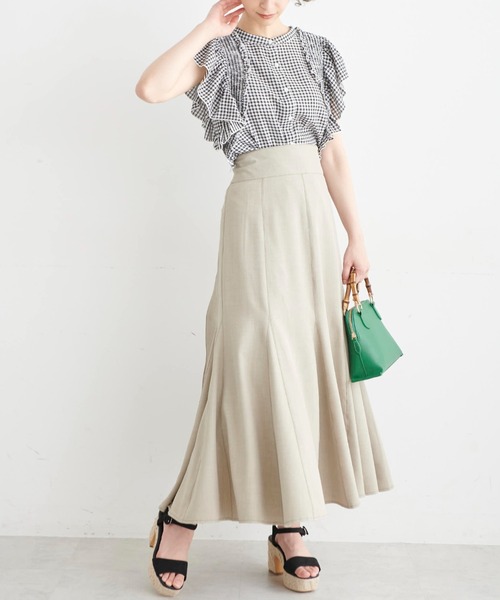 FREE'S MART（フリーズマート）の「◆前後2Wayシャーリングフリルスリーブブラウス（シャツ/ブラウス・レディース・ホワイト/ブラック/イエロー/ブラック系その他・FREE）」の15枚目の写真