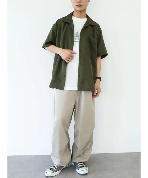 CRAFT STANDARD BOUTIQUE（クラフトスタンダードブティック）の「BIG PKT オープンカラーシャツ　＊（シャツ/ブラウス・メンズ・ベージュ/グレー/カーキ・LL/M/L）」の17枚目の写真