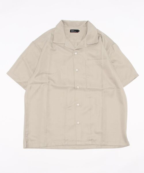 CRAFT STANDARD BOUTIQUE（クラフトスタンダードブティック）の「BIG PKT オープンカラーシャツ　＊（シャツ/ブラウス・メンズ・ベージュ/グレー/カーキ・LL/M/L）」の4枚目の写真