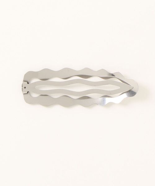 CLINQ バレッタ、ヘアクリップ　【２つセット販売】 CLINQ（クリンク）の「【CLINQ/クリンク】ヘアクリップ シルバー DIONE