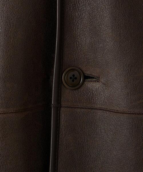 Steven Alan(スティーブンアラン)の「<Steven Alan>MERINO MOUTON SHORT COAT/ムートンコート(ムートンコート・レディース・ダークブラウン・FREE)」の20枚目の写真
