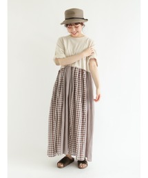 Samansa Mos2 | ドッキングワンピース(ワンピース)