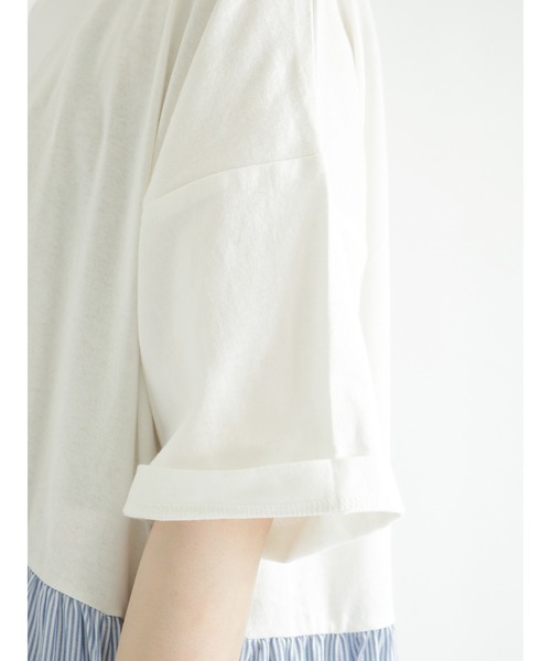 Samansa Mos2(サマンサ モスモス)の「ドッキングワンピース(ワンピース・レディース・ブラック/ベージュ/オフホワイト/モカ・フリ-)」の18枚目の写真