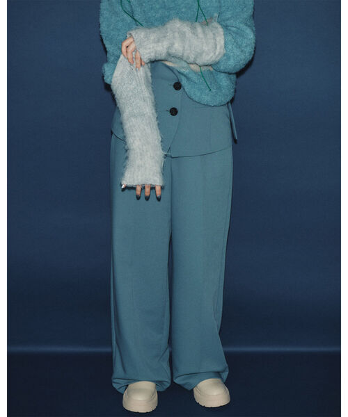 Ray BEAMS（レイビームス）の「Ray BEAMS / カマーベルト セット パンツ（その他パンツ・レディース・ライトブルー/ダークブラウン・1/0）」の14枚目の写真