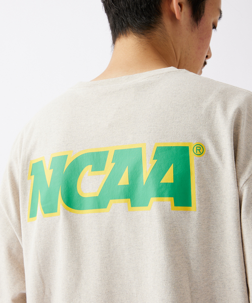 NCAA(エヌシーエーエー)の「【NCAA×JOURNAL STANDARD】別注 プリントロゴTシャツ(Tシャツ/カットソー・メンズ・ホワイト/ネイビー/グレー/ライトイエロー/コバルトブルー・MEDIUM/LARGE)」の14枚目の写真