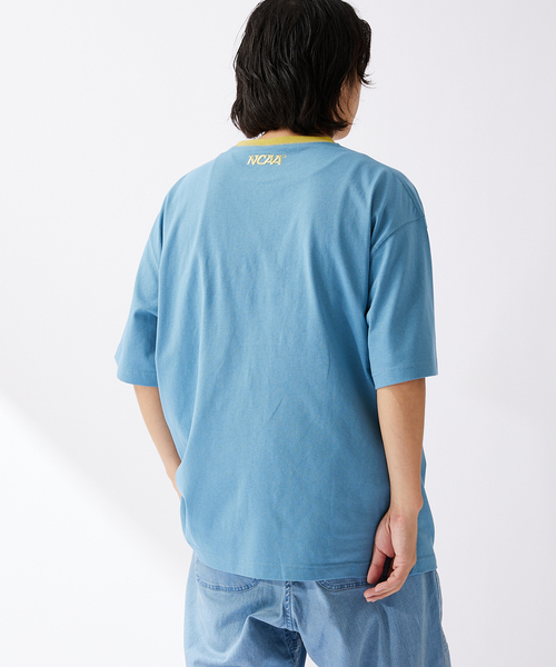 NCAA(エヌシーエーエー)の「【NCAA×JOURNAL STANDARD】別注 プリントロゴTシャツ(Tシャツ/カットソー・メンズ・ホワイト/ネイビー/グレー/ライトイエロー/コバルトブルー・MEDIUM/LARGE)」の20枚目の写真