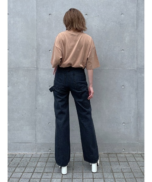 ENVYM（アンビー）の「ピグメントＢｉｇＴｅｅ（Tシャツ/カットソー・レディース・ホワイト/ブラック/ベージュ・FREE）」の22枚目の写真