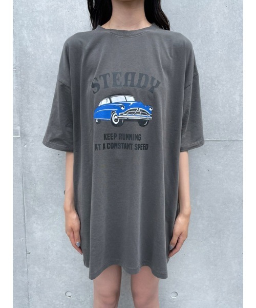 ENVYM（アンビー）の「ピグメントＢｉｇＴｅｅ（Tシャツ/カットソー・レディース・ホワイト/ブラック/ベージュ・FREE）」の15枚目の写真