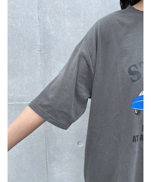 ENVYM（アンビー）の「ピグメントＢｉｇＴｅｅ（Tシャツ/カットソー・レディース・ホワイト/ブラック/ベージュ・FREE）」の12枚目の写真