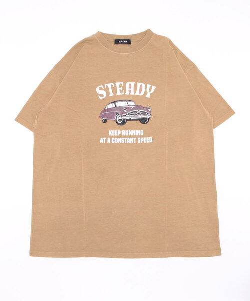 ENVYM（アンビー）の「ピグメントＢｉｇＴｅｅ（Tシャツ/カットソー・レディース・ホワイト/ブラック/ベージュ・FREE）」の16枚目の写真