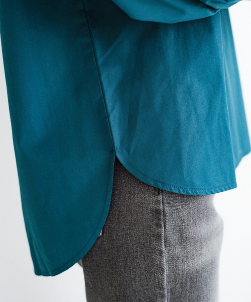 haco!（ハコ）の「脱！地味すぎコーデ！これさえあればいくつになっても華やげる　かわいすぎずにかわいいボリューム袖ブラウス by que made me（シャツ/ブラウス・レディース・ホワイト/グリーン・SMALL/MEDIUM/LARGE/X-LARGE）」の21枚目の写真