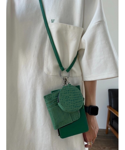 AMAIL（アマイル）の「Candy universal bag（ショルダーバッグ・レディース・ブラック/グリーン・FREE）」の3枚目の写真