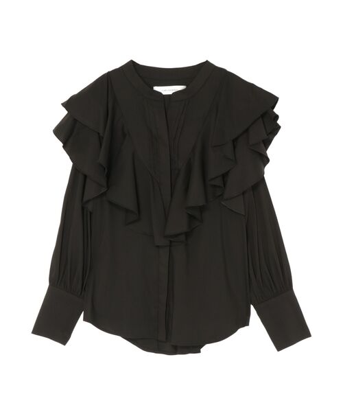 LAGUNAMOON（ラグナムーン）の「フリルピンタックデザインブラウス（シャツ/ブラウス・レディース・ホワイト/ブラック/ピンク・FREE）」の3枚目の写真