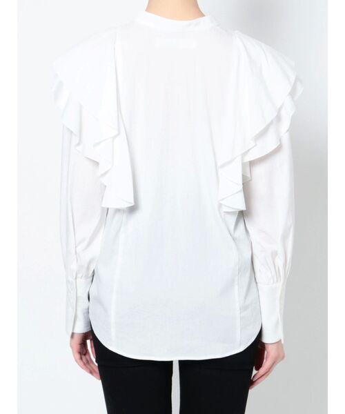 LAGUNAMOON（ラグナムーン）の「フリルピンタックデザインブラウス（シャツ/ブラウス・レディース・ホワイト/ブラック/ピンク・FREE）」の12枚目の写真