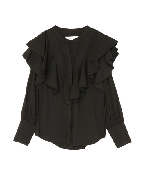 LAGUNAMOON（ラグナムーン）の「フリルピンタックデザインブラウス（シャツ/ブラウス・レディース・ホワイト/ブラック/ピンク・FREE）」の13枚目の写真