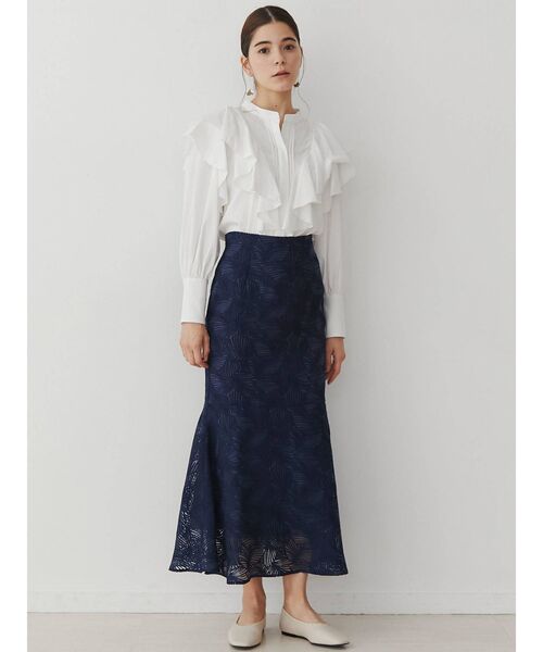 LAGUNAMOON（ラグナムーン）の「フリルピンタックデザインブラウス（シャツ/ブラウス・レディース・ホワイト/ブラック/ピンク・FREE）」の17枚目の写真