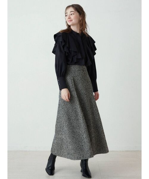 LAGUNAMOON（ラグナムーン）の「フリルピンタックデザインブラウス（シャツ/ブラウス・レディース・ホワイト/ブラック/ピンク・FREE）」の18枚目の写真