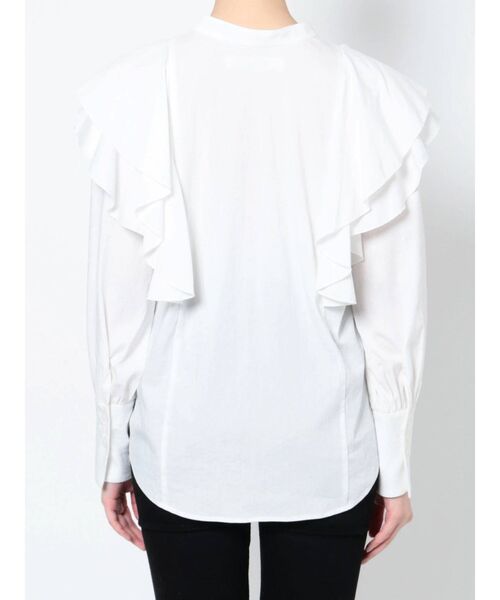 LAGUNAMOON（ラグナムーン）の「フリルピンタックデザインブラウス（シャツ/ブラウス・レディース・ホワイト/ブラック/ピンク・FREE）」の11枚目の写真