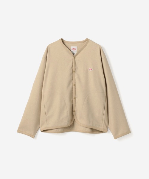 DANTON(ダントン)の「DANTON | シャツカーディガン WOMEN(カーディガン/ボレロ・レディース・ブラック/アイボリー/グレー・38/36)」の2枚目の写真