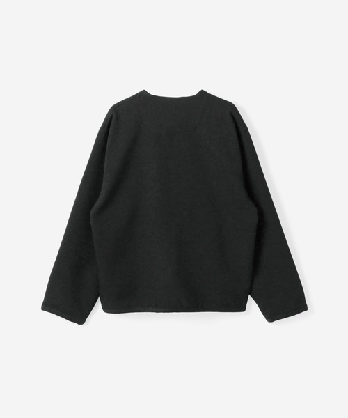 DANTON(ダントン)の「DANTON | シャツカーディガン WOMEN(カーディガン/ボレロ・レディース・ブラック/アイボリー/グレー・38/36)」の10枚目の写真
