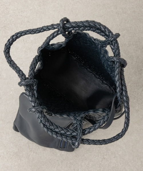 BEARDSLEY（ビアズリー）の「《FALORNI》巾着レザーバッグ（トートバッグ・レディース・ブラック・FREE）」の9枚目の写真