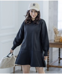 clear | ボトムフレアミニニットワンピース ≪2022AW新作≫(ワンピース)