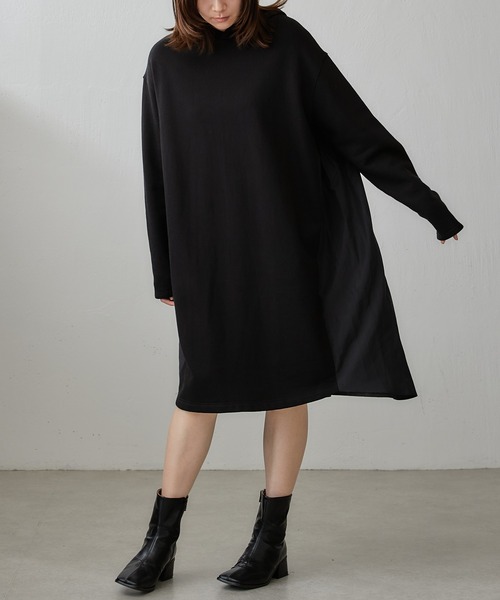 Lui's（ルイス）の「バックプリーツフーディープルオーバー（Tシャツ/カットソー・レディース・ブラック/グレー・FREE）」の13枚目の写真