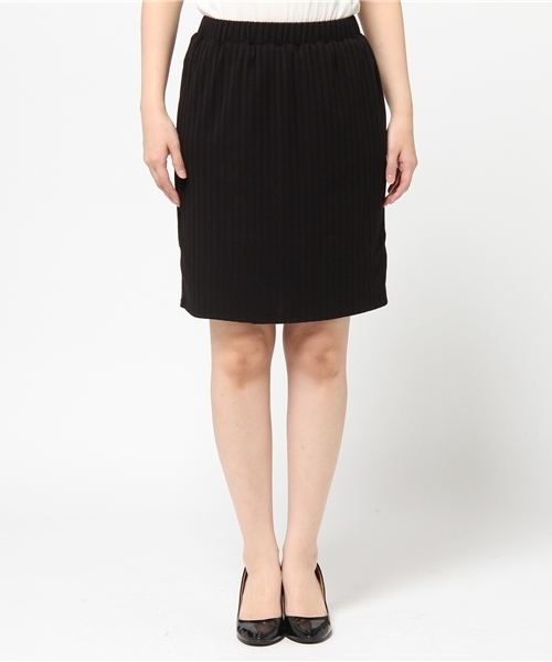 Sheta（シータ）の「リブスカート（スカート・レディース・グレー/ブラック・FREE）」の3枚目の写真