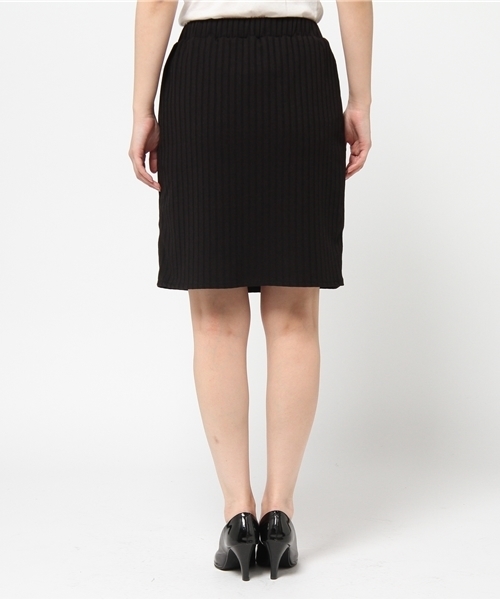 Sheta（シータ）の「リブスカート（スカート・レディース・グレー/ブラック・FREE）」の5枚目の写真