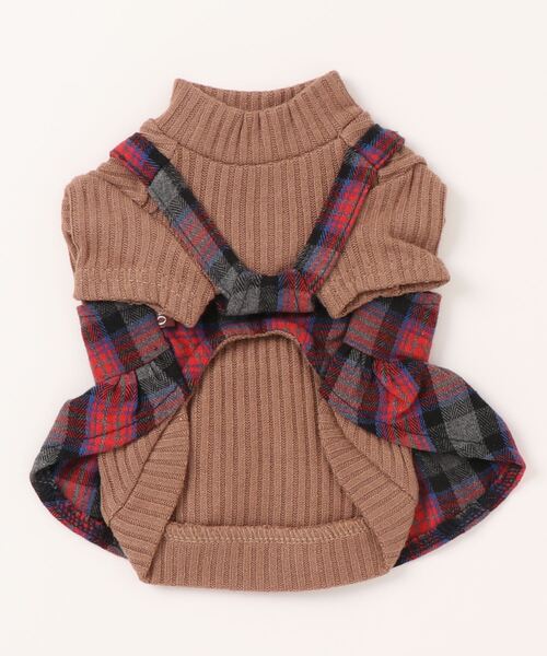 One Octave(ワンオクターヴ)の「One Octave/ビスチェ付ニット(ペットウェア・レディース・レッド/グリーン・2XS/XS/S/M/L/2L/2M)」の13枚目の写真