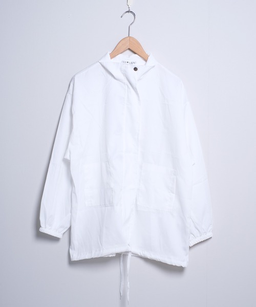 shopnikoniko（ショップニコニコ）の「ビッグシルエット マウンテンパーカー（マウンテンパーカー・レディース・ブラック/ベージュ/ホワイト・フリー）」の5枚目の写真