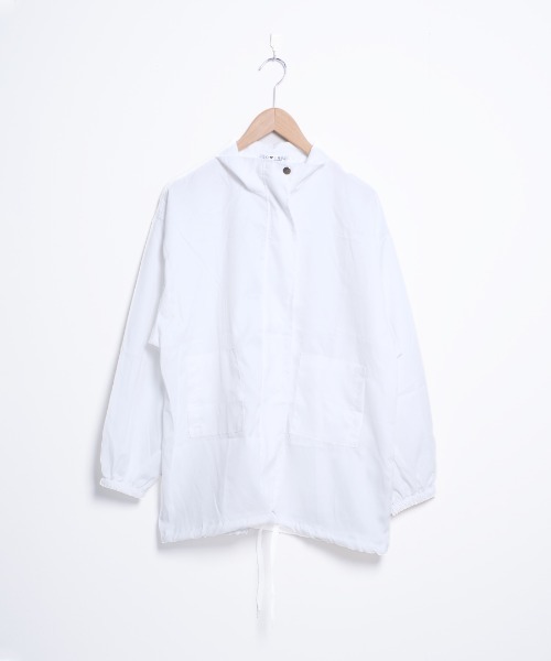 shopnikoniko（ショップニコニコ）の「ビッグシルエット マウンテンパーカー（マウンテンパーカー・レディース・ブラック/ベージュ/ホワイト・フリー）」の14枚目の写真