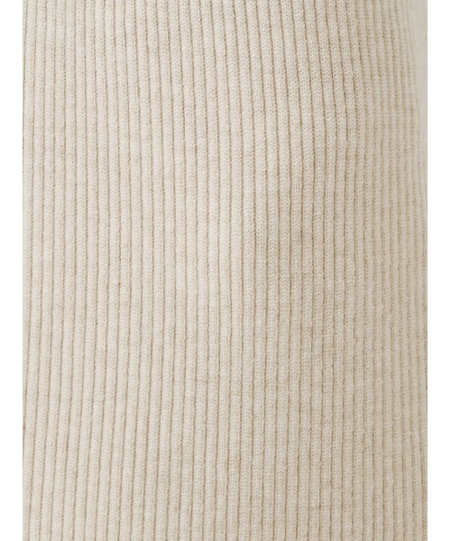 Stylevoice for xxx（スタイルヴォイスフォー）の「リブニットワイドパンツ(セットアップ対応)（その他パンツ・レディース・ライトベージュ/ブラック・FREE）」の17枚目の写真