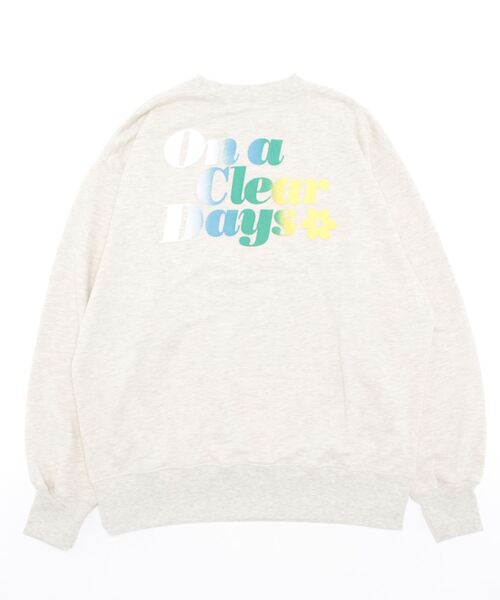 anap mimpi（アナップミンピ）の「裏毛グラデーションプリントスウェットチュニック（スウェット・レディース・エメラルド/グレー/オレンジ/ターコイズブルー・FREE）」の8枚目の写真