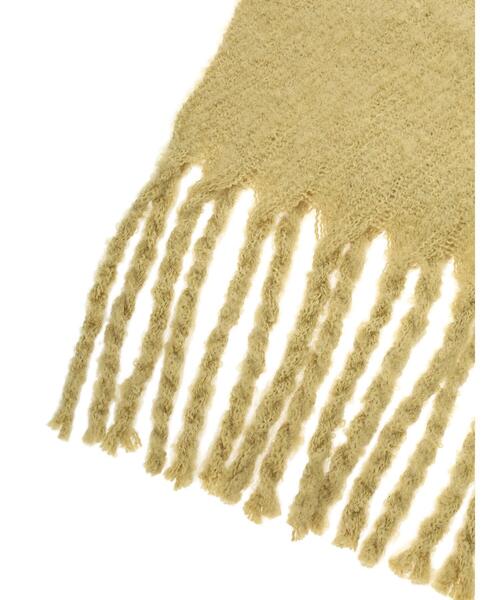 Lugnoncure（ルノンキュール）の「無地ブークレストール（ストール/ショール・レディース・イエロー/ネイビー/オフホワイト・ﾌﾘ-）」の22枚目の写真