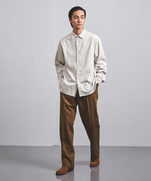 UNITED ARROWS(ユナイテッドアローズ)の「フランネル レギュラーカラーシャツ(シャツ/ブラウス・メンズ・ライトグレー/ネイビー/オフホワイト・M/L/XL/S)」の16枚目の写真