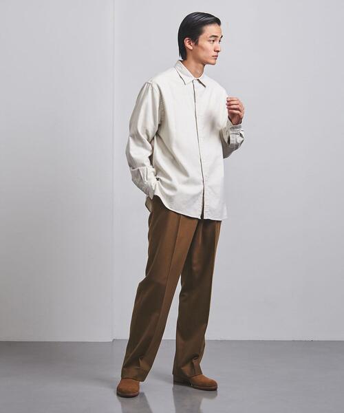 UNITED ARROWS(ユナイテッドアローズ)の「フランネル レギュラーカラーシャツ(シャツ/ブラウス・メンズ・ライトグレー/ネイビー/オフホワイト・M/L/XL/S)」の17枚目の写真