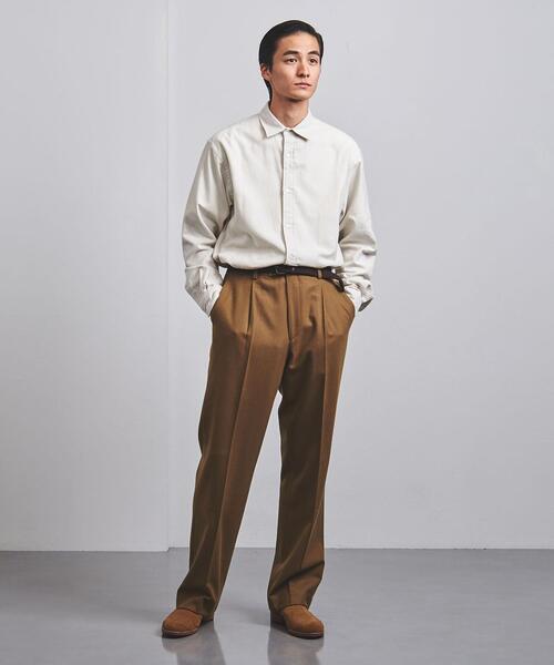 UNITED ARROWS(ユナイテッドアローズ)の「フランネル レギュラーカラーシャツ(シャツ/ブラウス・メンズ・ライトグレー/ネイビー/オフホワイト・M/L/XL/S)」の18枚目の写真